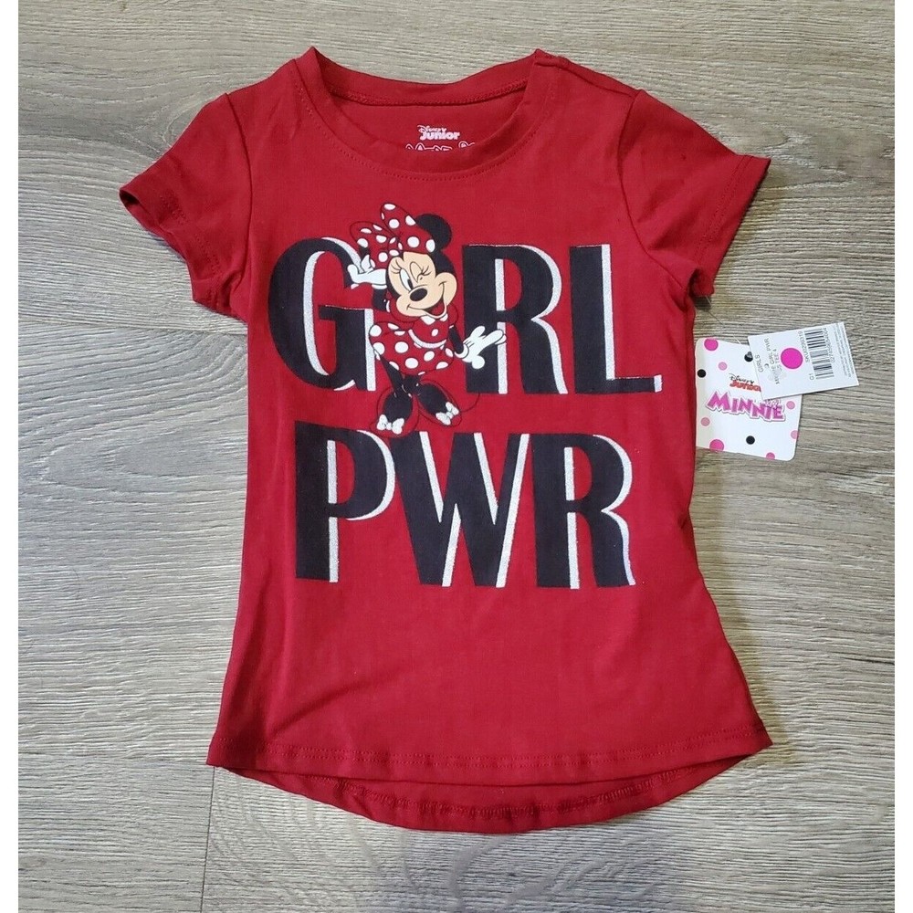 New With Tags Minnie Mouse Tee Shirt Size 4 Toddler Girls Short Sleeve T-Shirt